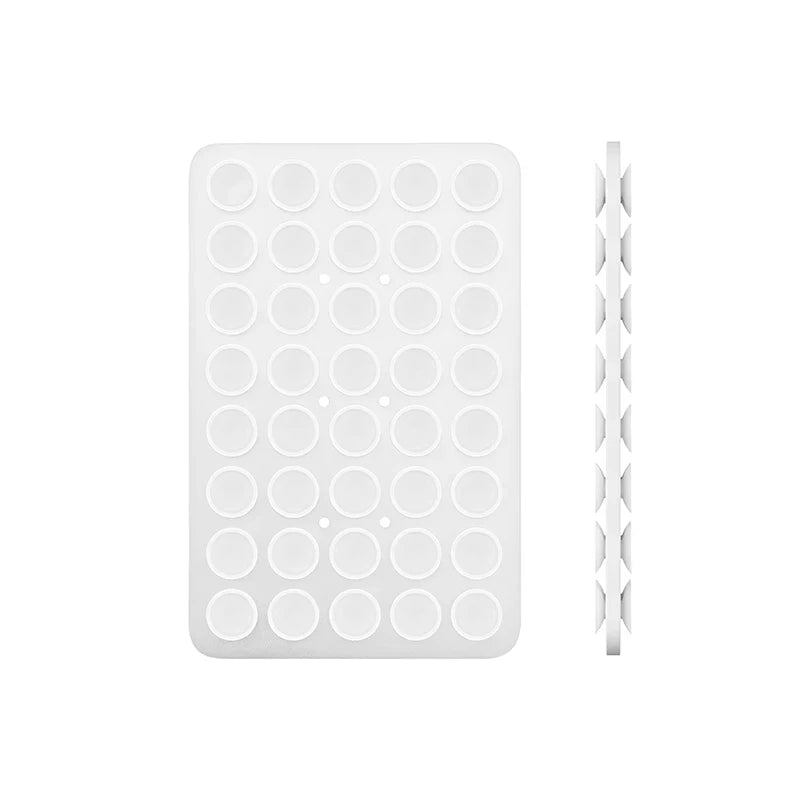 Soporte de Ventosa de Silicona para Celular – Simple o Doble Cara, Multiuso, Adhesivo y Portátil