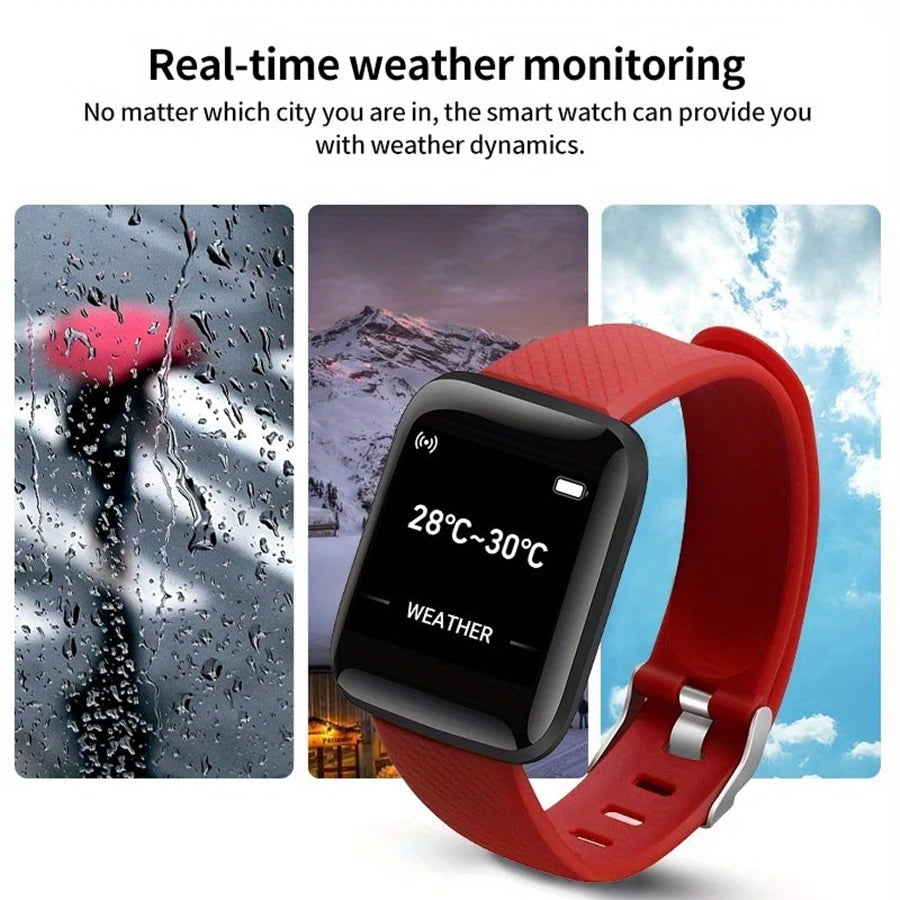 Smartwatch Unisex – Monitor de Salud, Notificaciones y Modos Deportivos