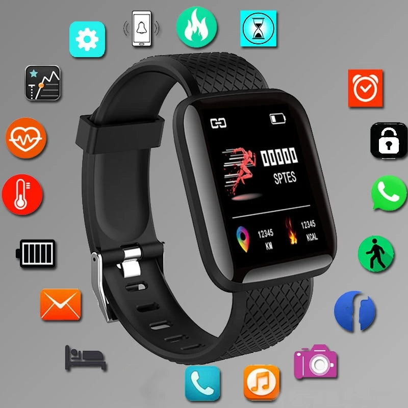 Smartwatch Unisex – Monitor de Salud, Notificaciones y Modos Deportivos