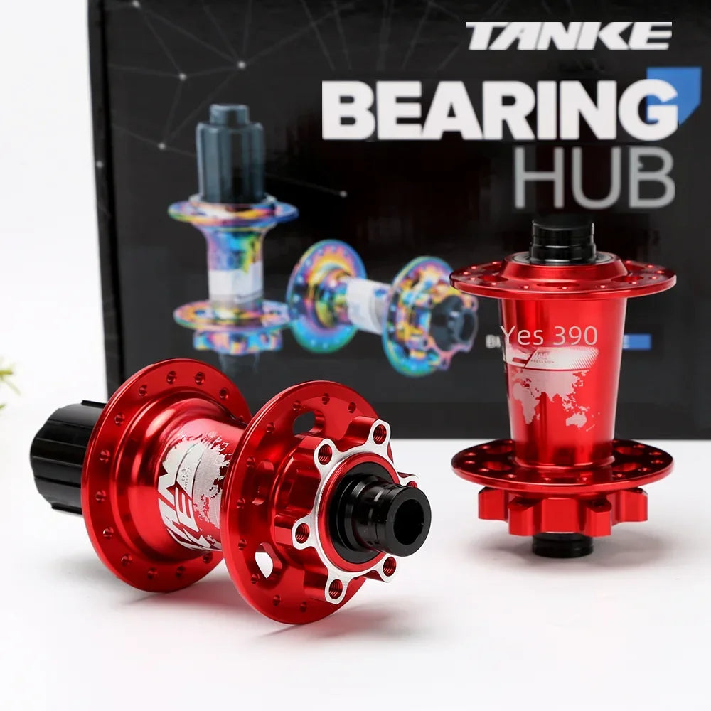 Hub MTB TANKE TH-390 – 120 Clicks, Eje Pasante o Liberación Rápida, 28/32/36 Agujeros