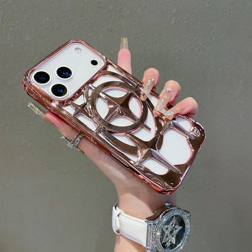 Funda MagSafe iPhone con Disipación de Calor – Plating Color Sólido, iPhone 12 al 17 Pro Max