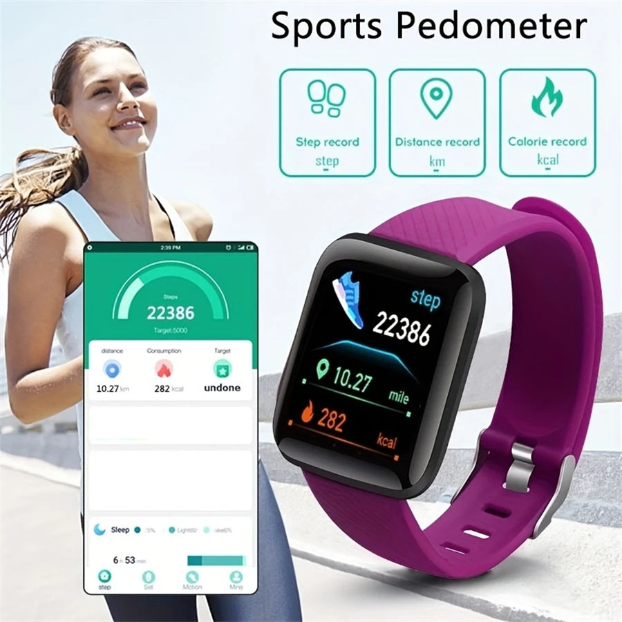 Smartwatch Unisex – Monitor de Salud, Notificaciones y Modos Deportivos