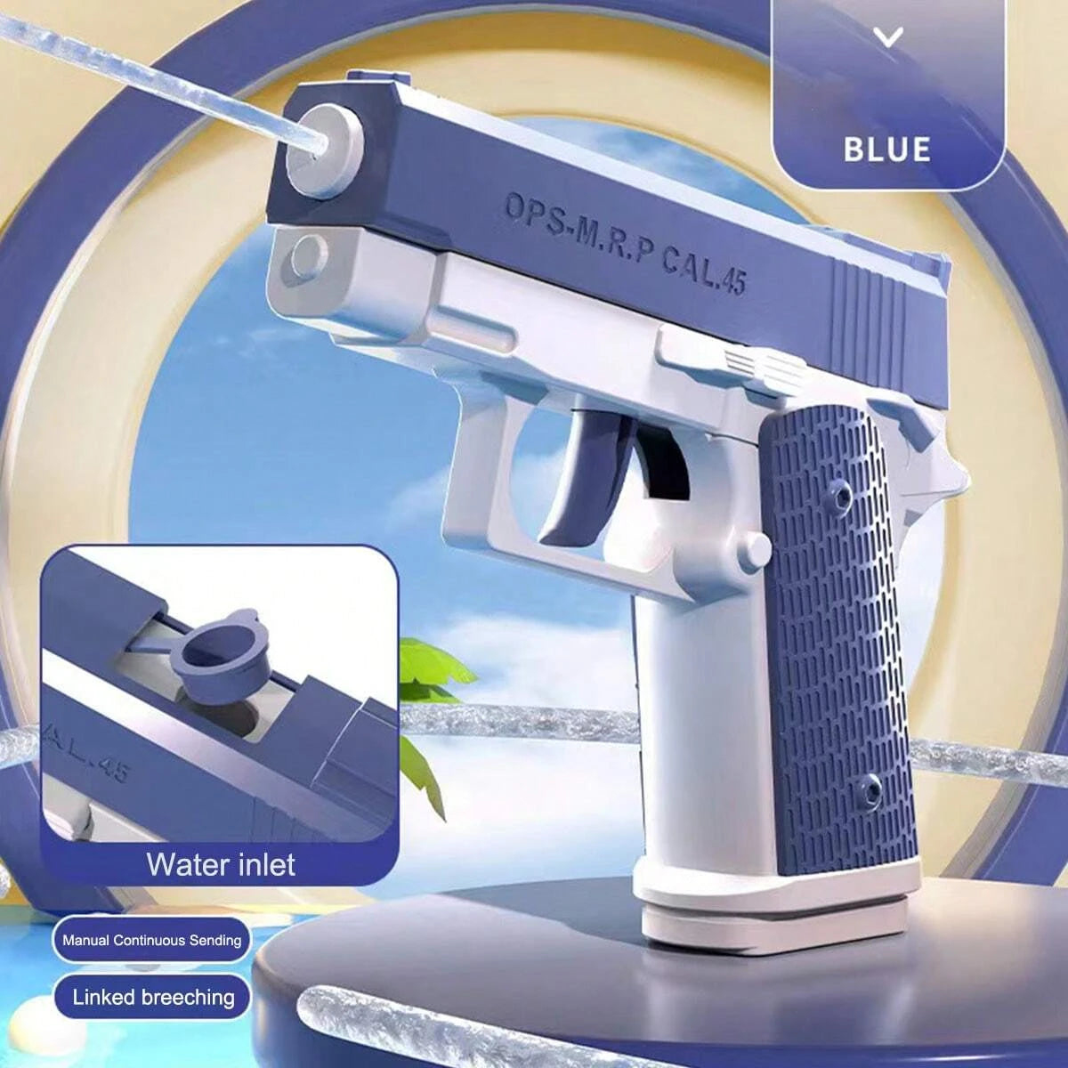 Pistola de Agua M1911 – Juguete de Verano para Chicos y Adultos
