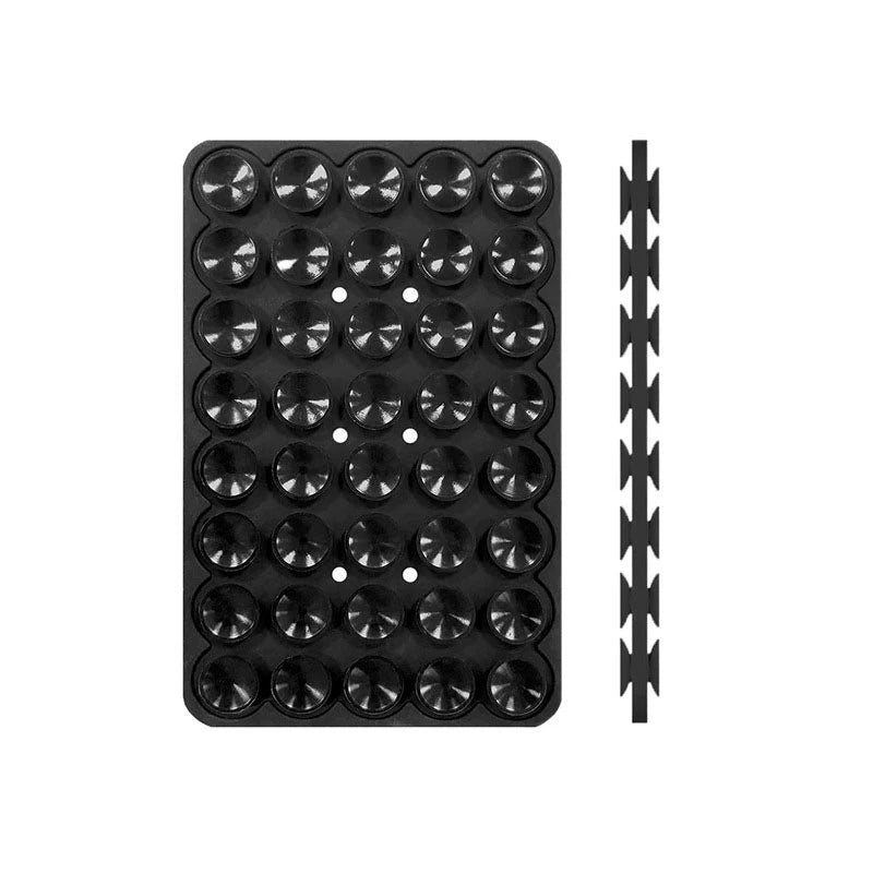 Soporte de Ventosa de Silicona para Celular – Simple o Doble Cara, Multiuso, Adhesivo y Portátil