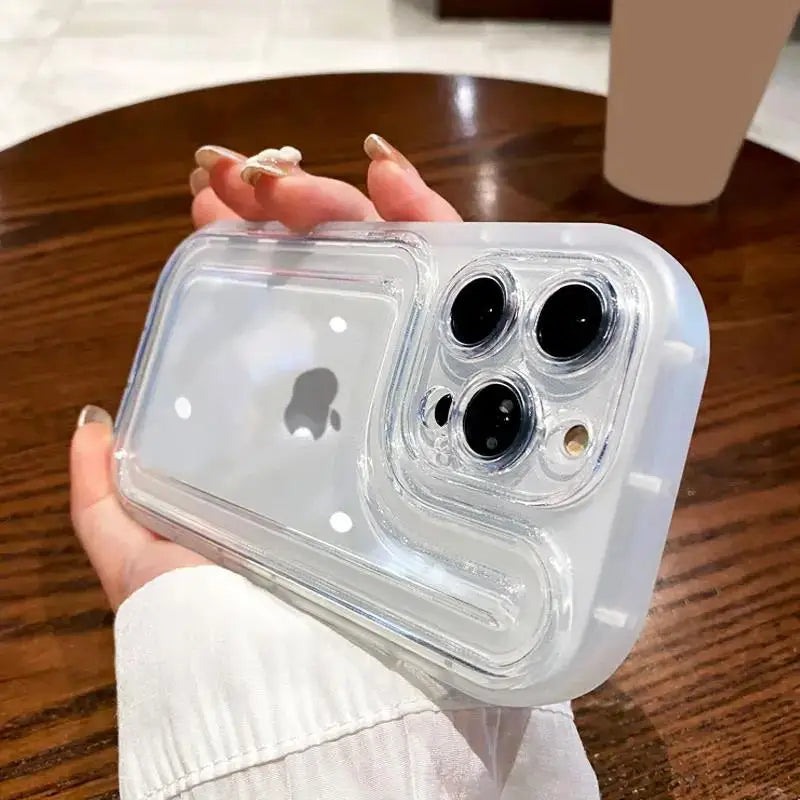 Funda Silicona Transparente con Bumper para iPhone – Antigoples, iPhone 7 al 16 Pro Max