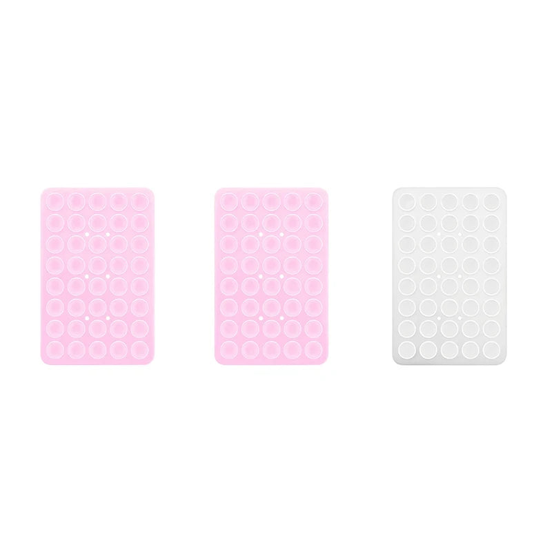 Soporte de Ventosa de Silicona para Celular – Simple o Doble Cara, Multiuso, Adhesivo y Portátil
