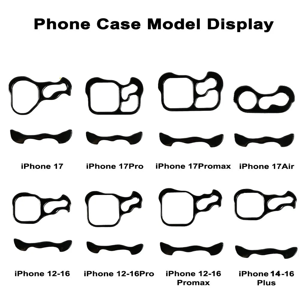 Funda Bumper de Metal para iPhone – Diseño Irregular, Protección de Lente, iPhone 13 al 18 Pro Max