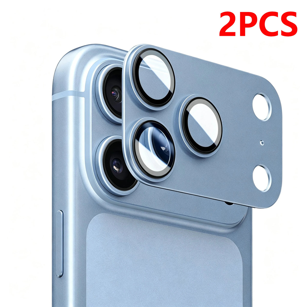 2PCS Aomor Lens Protector For iPhone 18 17 Pro Max Strong Adsorption Metal 9H Tempered Glass Camera Screen Full Protective Cover
