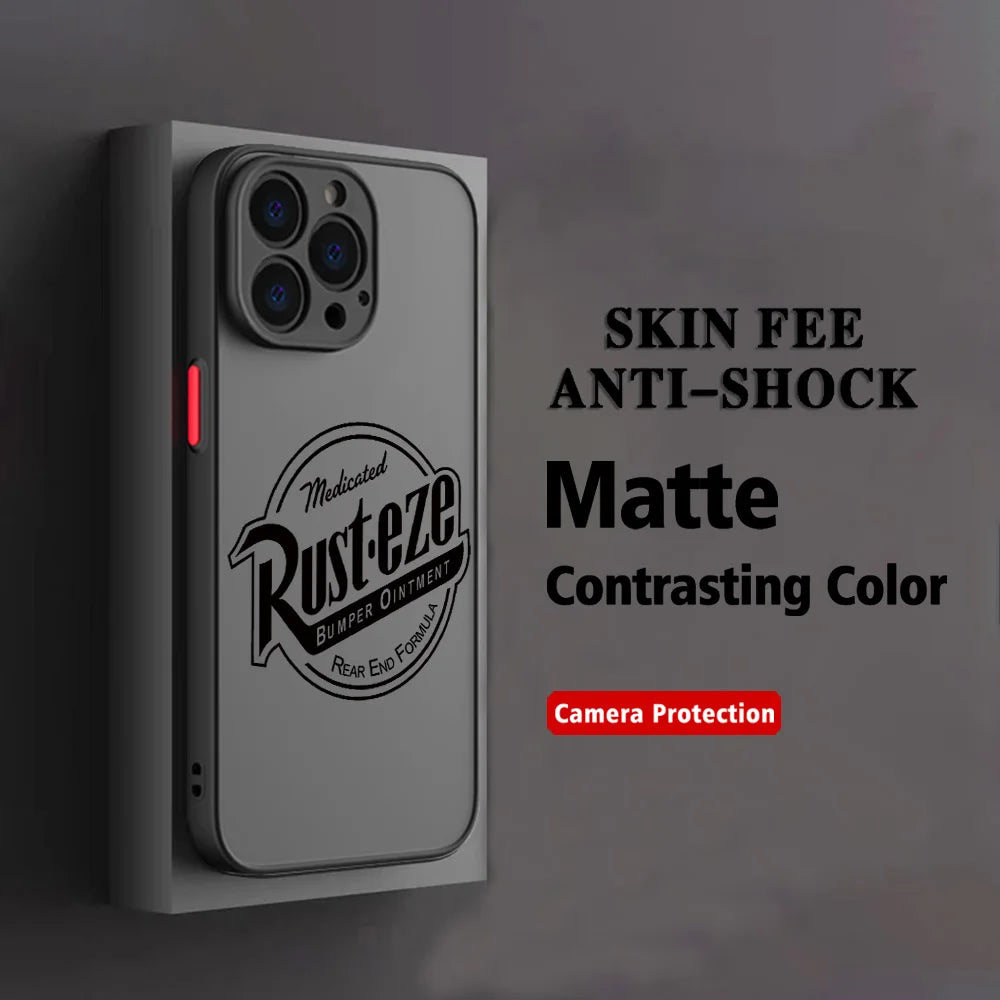 Funda iPhone Diseño Rayo McQueen – Compatible con iPhone 11 al 17 Pro Max