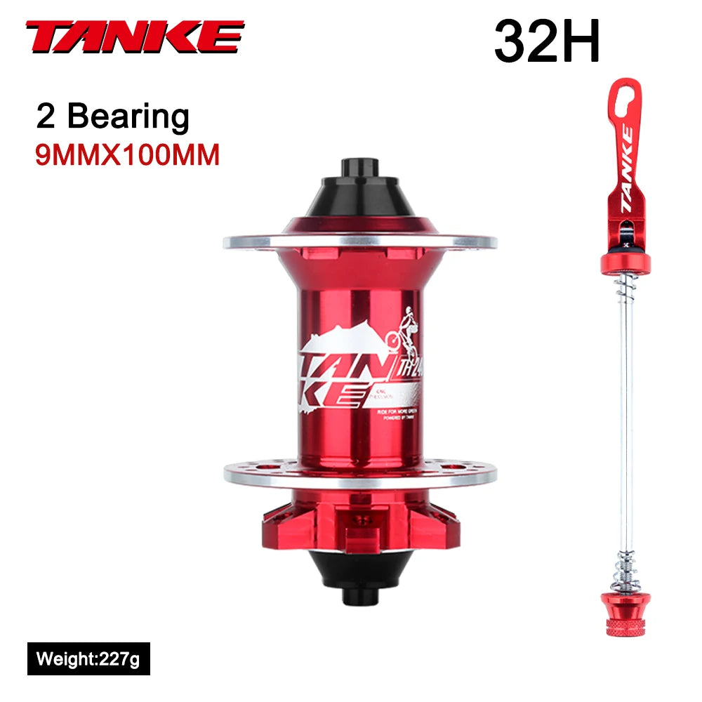 Hub MTB TANKE 120 Clicks – Freno a Disco, 32/36 Agujeros, Liberación Rápida