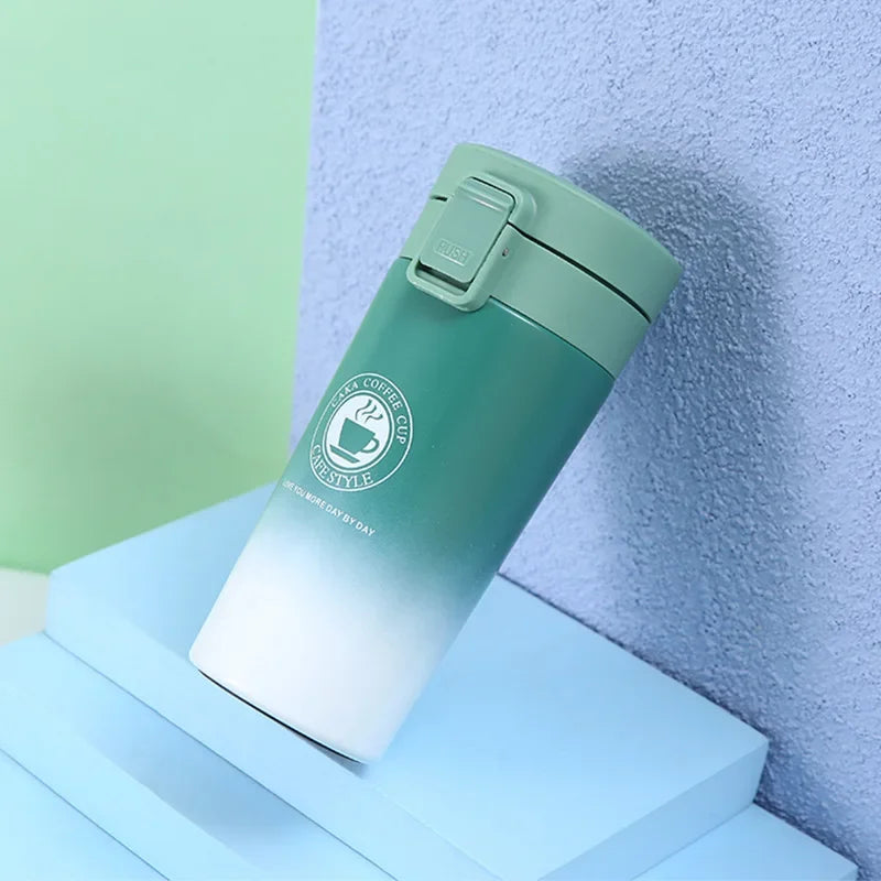 Termo Acero Inoxidable 380/510ml – Doble Pared, Bebidas Frías y Calientes