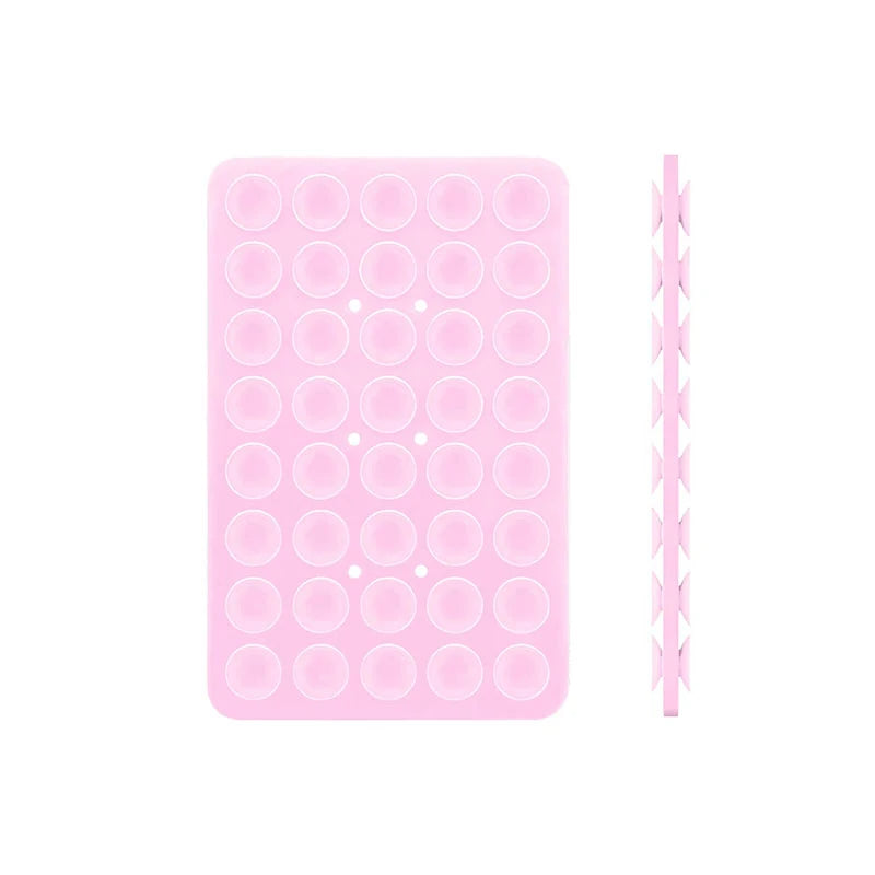 Soporte de Ventosa de Silicona para Celular – Simple o Doble Cara, Multiuso, Adhesivo y Portátil