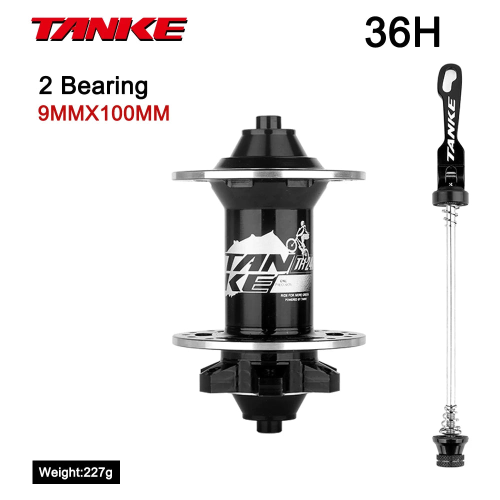 Hub MTB TANKE 120 Clicks – Freno a Disco, 32/36 Agujeros, Liberación Rápida