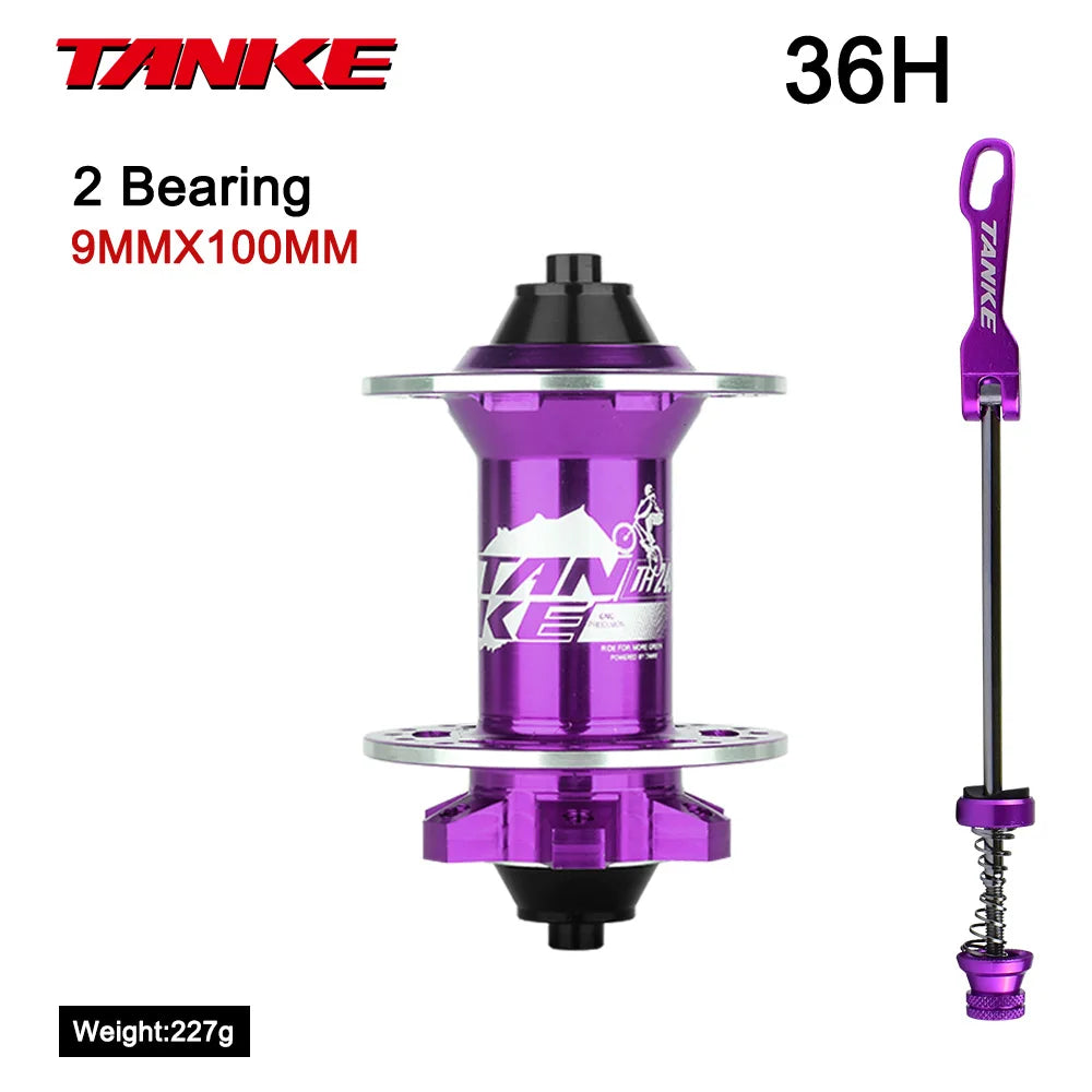 Hub MTB TANKE 120 Clicks – Freno a Disco, 32/36 Agujeros, Liberación Rápida