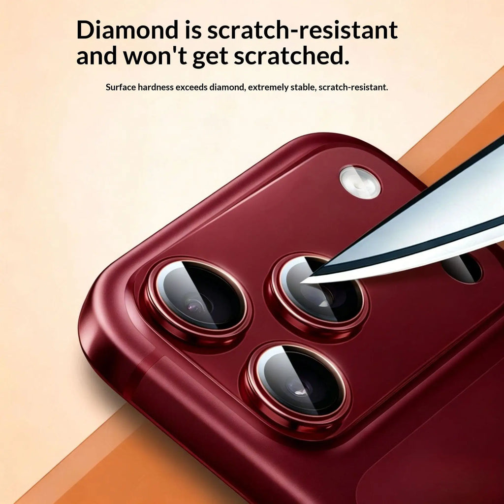 2PCS Aomor Lens Protector For iPhone 18 17 Pro Max Strong Adsorption Metal 9H Tempered Glass Camera Screen Full Protective Cover