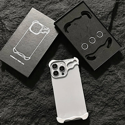 Funda Bumper de Metal para iPhone – , Protección de Lente, iPhone 13 al 18 Pro Max