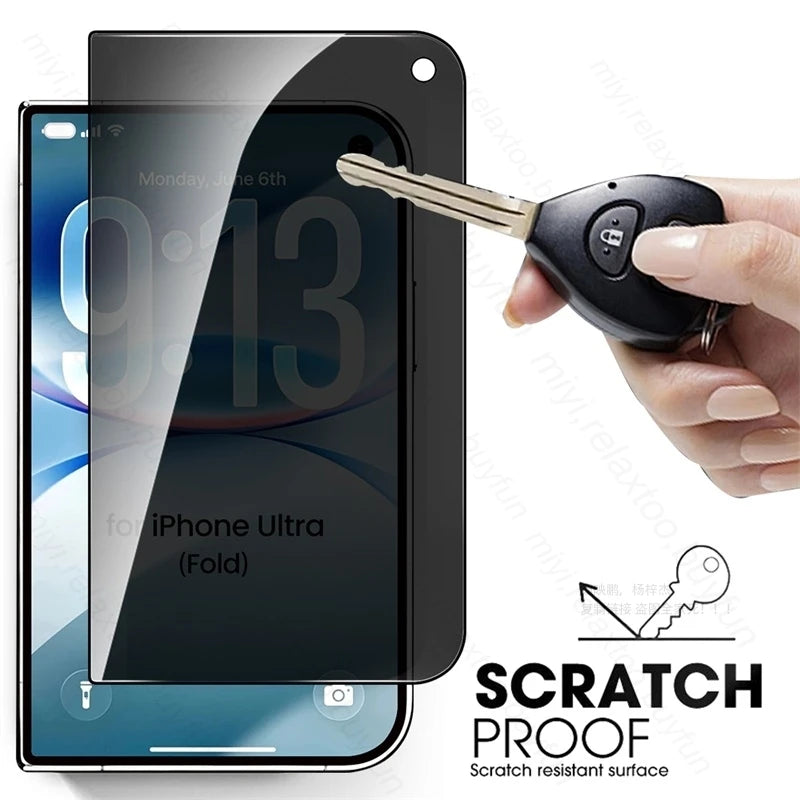 Vidrio Templado Anti Espía para iPhone Ultra 18 / Fold 2026 – Protección de Privacidad