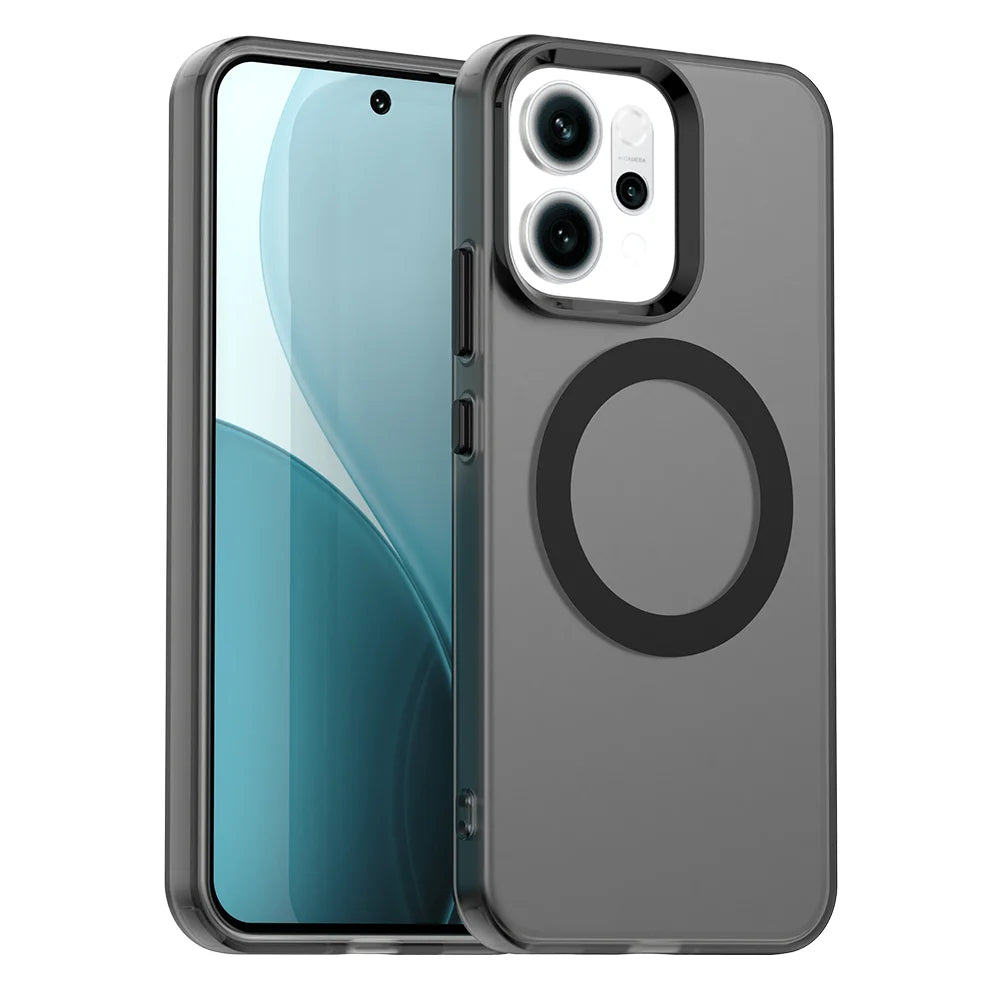 Funda MagSafe para OPPO Reno 14 / 14F / 14 Pro – Transparente con Carga Inalámbrica