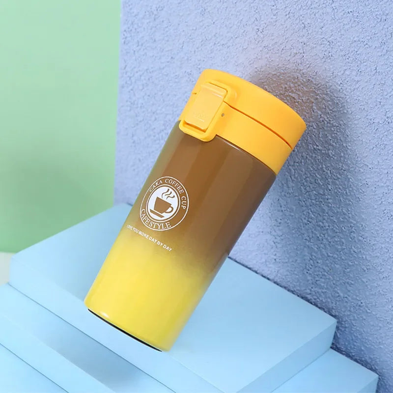 Termo Acero Inoxidable 380/510ml – Doble Pared, Bebidas Frías y Calientes