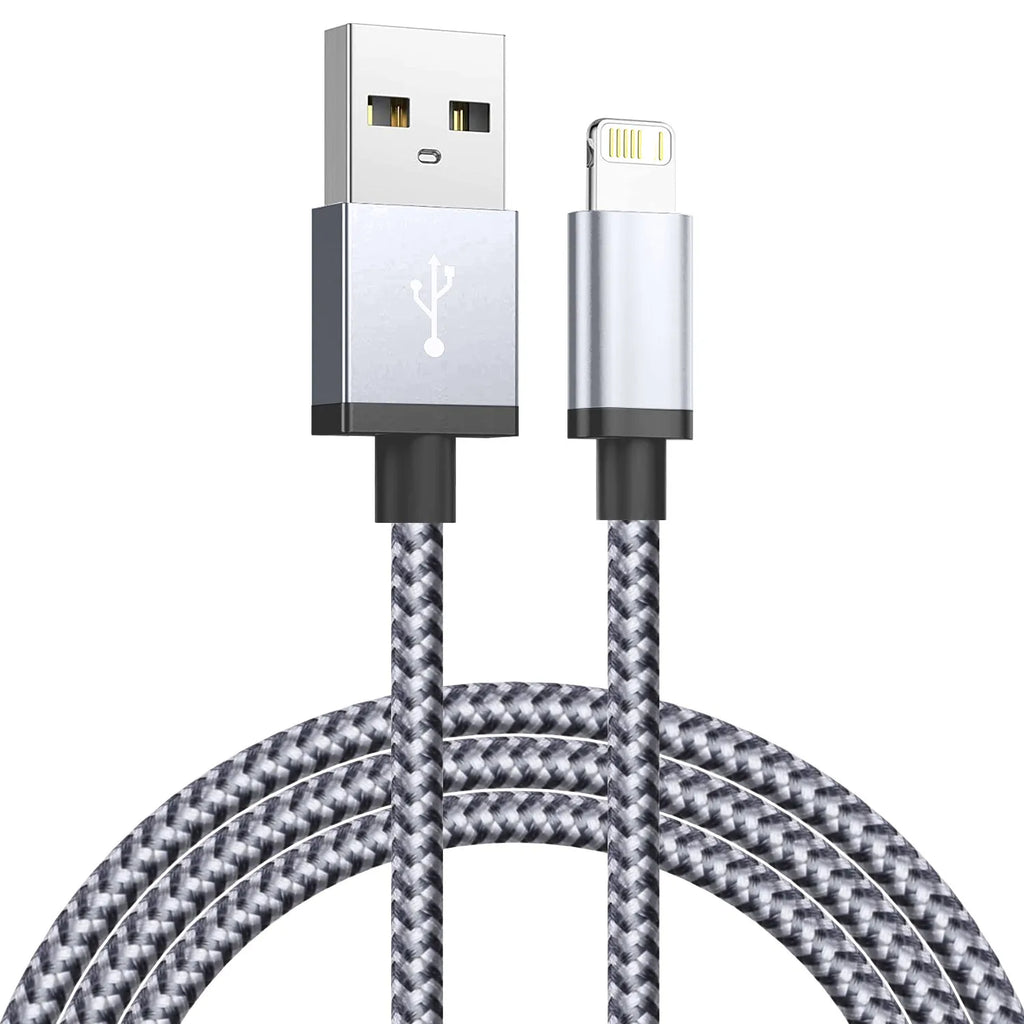Cable Cargador para iPhone – Carga Rápida, 1m/2m/3m, Compatible con iPhone 6 al 14