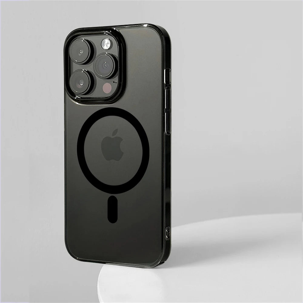 Funda Transparente MagSafe Ultra Fina PC para iPhone – iPhone 12 al 18 Pro Max