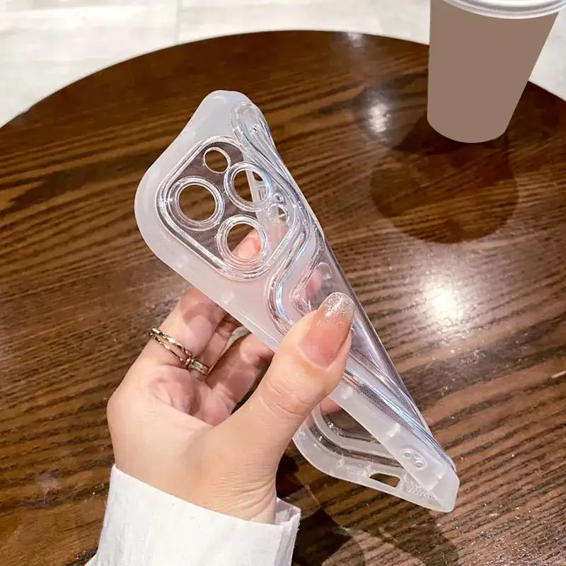 Funda Silicona Transparente con Bumper para iPhone – Antigoples, iPhone 7 al 16 Pro Max