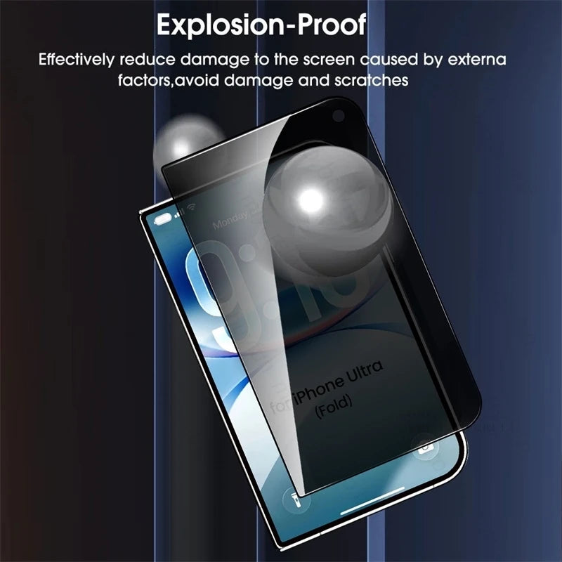 Vidrio Templado Anti Espía para iPhone Ultra 18 / Fold 2026 – Protección de Privacidad