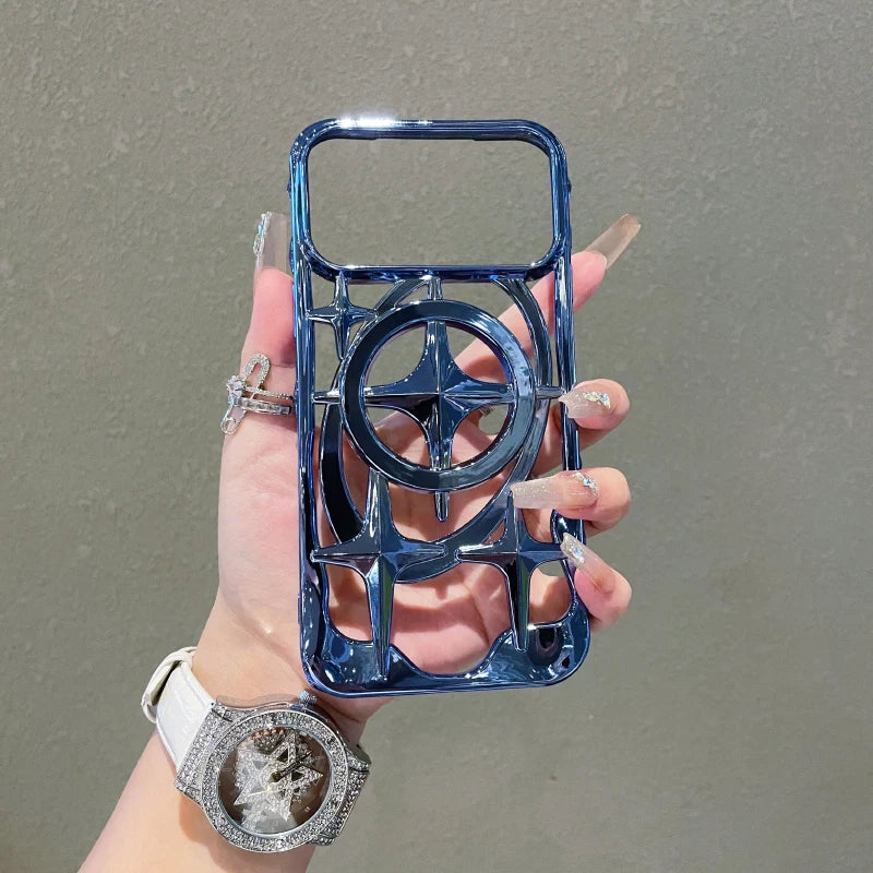 Funda MagSafe iPhone con Disipación de Calor – Plating Color Sólido, iPhone 12 al 17 Pro Max
