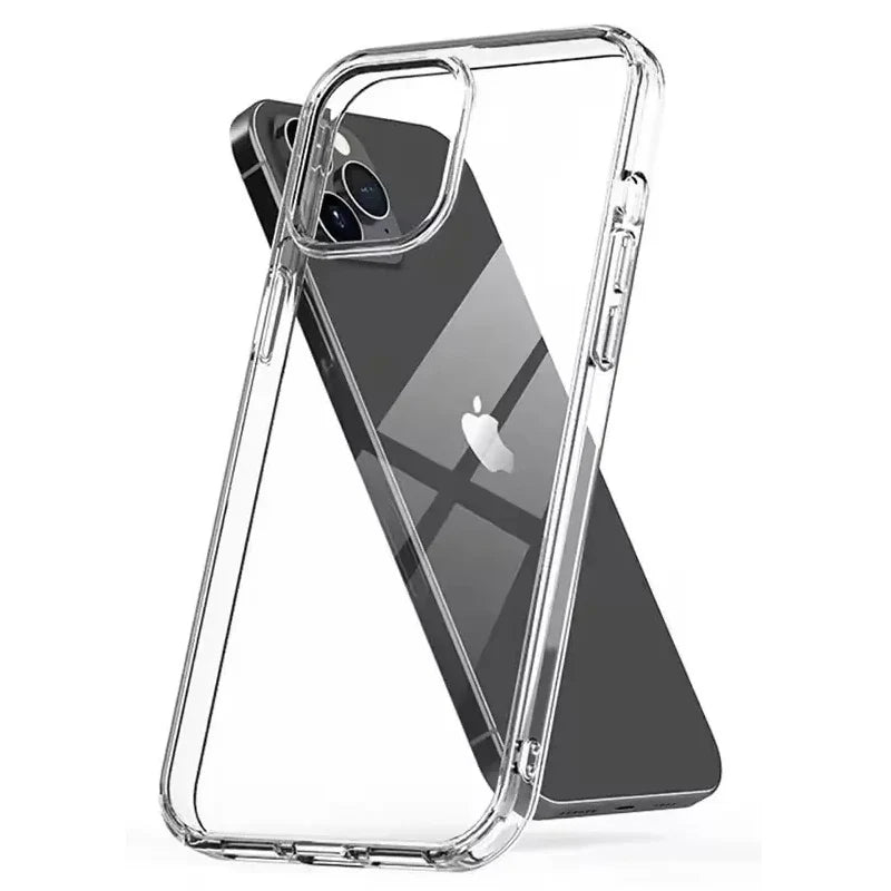 Funda Ultra Fina Transparente para iPhone – Silicona Suave, iPhone 11 al 16E Pro Max